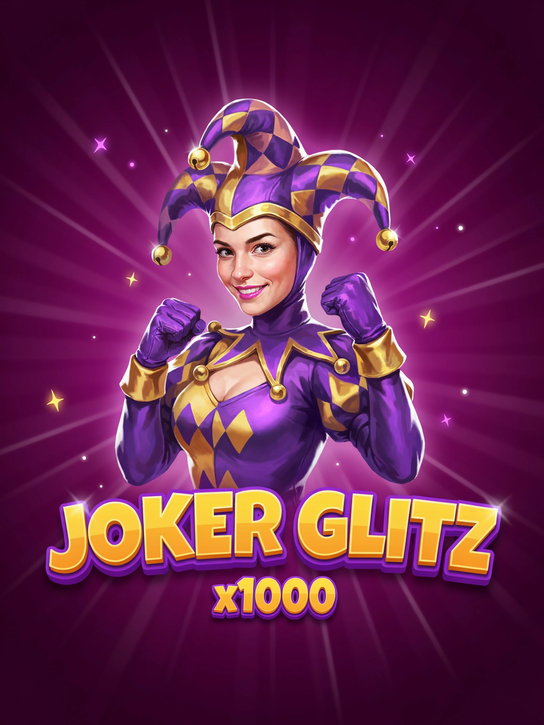 Joker Glitz x1000 pokie game screenshot