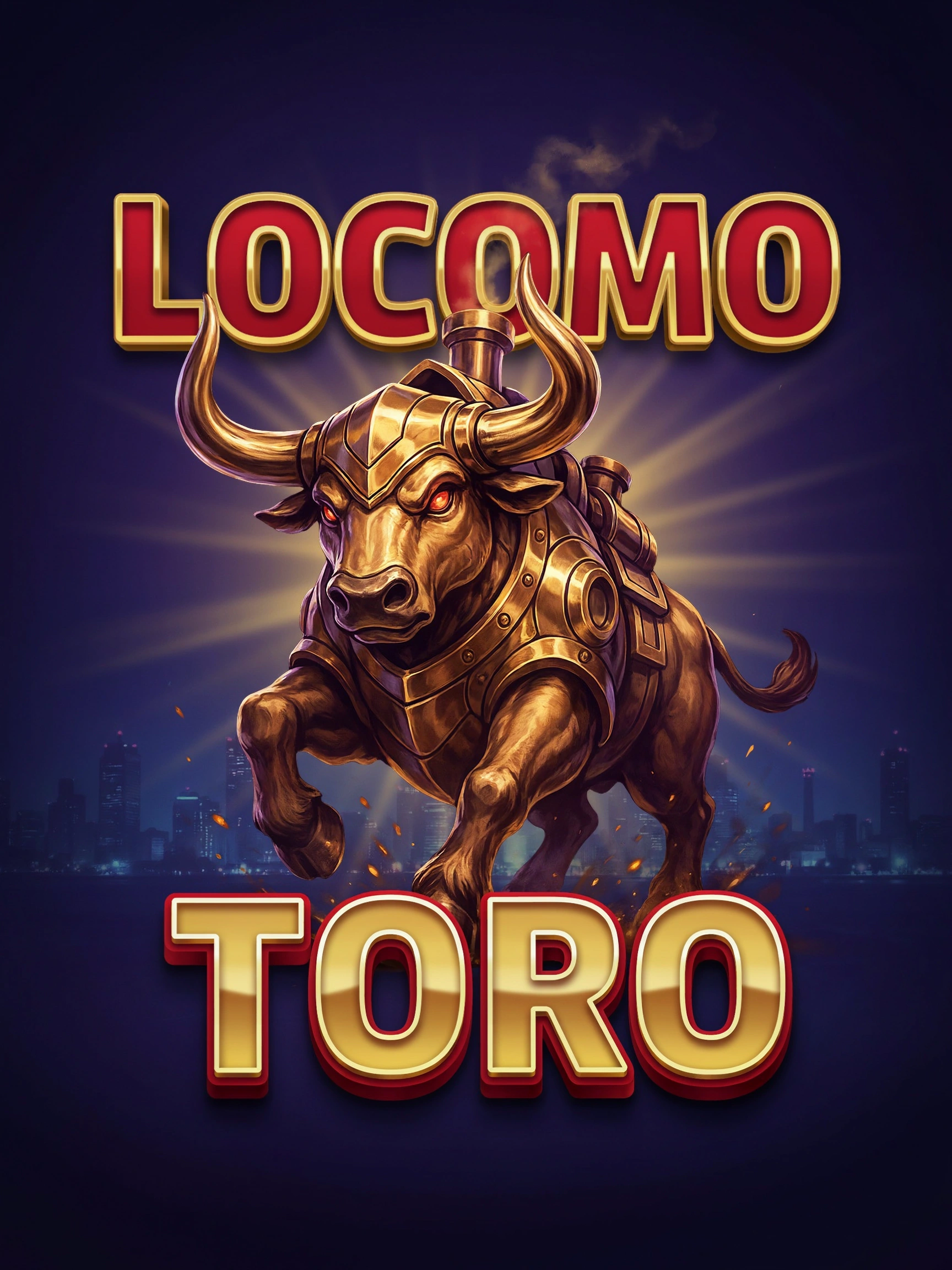 In-game art from the Locomo Toro pokie